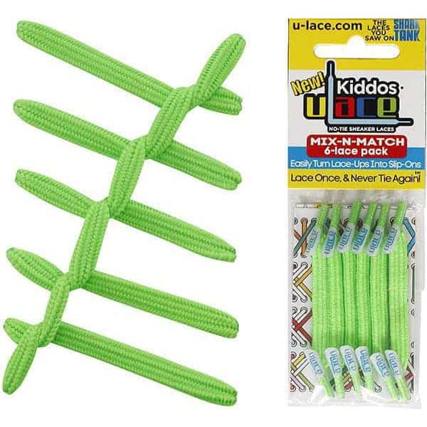 ulaceeu_kiddos_brightgreen U-lace Kiddos Bright Green