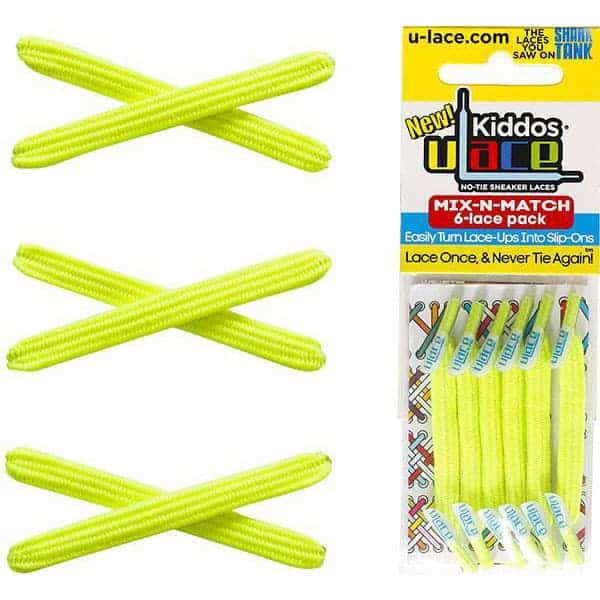 ulaceeu_kiddos_neonyellow U-lace Kiddos Neon Yellow